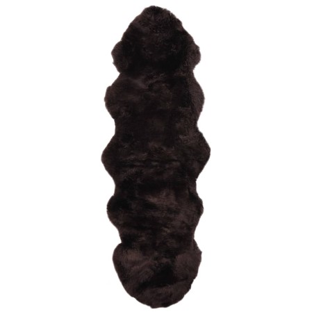 vidaXL Schaffell-Teppich 60×180 cm Braun