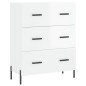 vidaXL Highboard Hochglanz-Weiß 69,5x34x180 cm Holzwerkstoff vidaXL Highboard Hochglanz-Weiß 69,5x34x180 cm Holzwerkstoff
