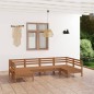 vidaXL 6-tlg. Garten-Lounge-Set Honigbraun Massivholz Kiefer vidaXL 6-tlg. Garten-Lounge-Set Honigbraun Massivholz Kiefer