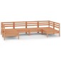 vidaXL 6-tlg. Garten-Lounge-Set Honigbraun Massivholz Kiefer vidaXL 6-tlg. Garten-Lounge-Set Honigbraun Massivholz Kiefer