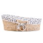 CHILDHOME Moseskorb mit Matratze und Bezug Natur Leopardenmuster CHILDHOME Moseskorb mit Matratze und Bezug Natur Leopardenmuster