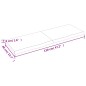 vidaXL Tischplatte Dunkelgrau 120x40x4 cm Massivholz Eiche Behandelt vidaXL Tischplatte Dunkelgrau 120x40x4 cm Massivholz Eiche Behandelt