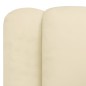 vidaXL Massagesessel Creme Echtleder vidaXL Massagesessel Creme Echtleder