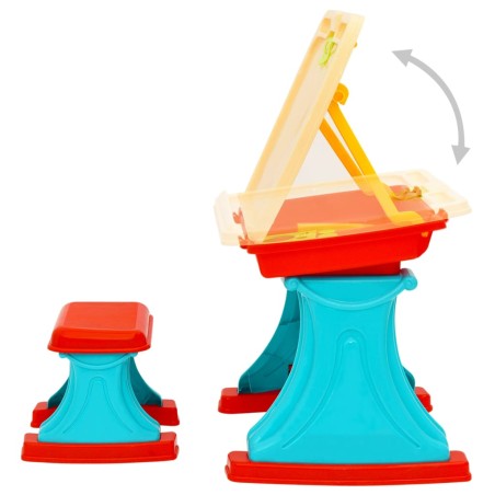 vidaXL Lernpult & Staffelei für Kinder Verstellbar 