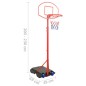 vidaXL Tragbares Basketball-Set Verstellbar 200-236 cm vidaXL Tragbares Basketball-Set Verstellbar 200-236 cm