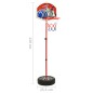 vidaXL Kinder Basketball Spiel-Set Verstellbar 120 cm vidaXL Kinder Basketball Spiel-Set Verstellbar 120 cm