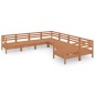 vidaXL 8-tlg. Garten-Lounge-Set Massivholz Kiefer Honigbraun vidaXL 8-tlg. Garten-Lounge-Set Massivholz Kiefer Honigbraun