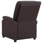 vidaXL Massagesessel mit Aufstehhilfe Braun Echtleder vidaXL Massagesessel mit Aufstehhilfe Braun Echtleder