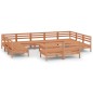 vidaXL 12-tlg. Garten-Lounge-Set Honigbraun Massivholz Kiefer vidaXL 12-tlg. Garten-Lounge-Set Honigbraun Massivholz Kiefer