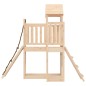 vidaXL Spielturm mit Kletterwand Massivholz Kiefer vidaXL Spielturm mit Kletterwand Massivholz Kiefer