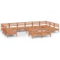vidaXL 13-tlg. Garten-Lounge-Set Honigbraun Massivholz Kiefer vidaXL 13-tlg. Garten-Lounge-Set Honigbraun Massivholz Kiefer
