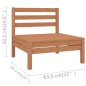 vidaXL 13-tlg. Garten-Lounge-Set Honigbraun Massivholz Kiefer vidaXL 13-tlg. Garten-Lounge-Set Honigbraun Massivholz Kiefer