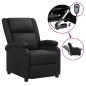 vidaXL Relaxsessel Elektrisch Schwarz Echtleder vidaXL Relaxsessel Elektrisch Schwarz Echtleder