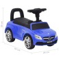 vidaXL Rutschauto Mercedes-Benz C63 Blau vidaXL Rutschauto Mercedes-Benz C63 Blau