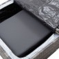 vidaXL 2-tlg. Garten-Lounge-Set mit Auflagen Poly Rattan Grau vidaXL 2-tlg. Garten-Lounge-Set mit Auflagen Poly Rattan Grau