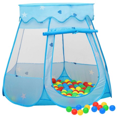 vidaXL Kinder-Spielzelt Blau 102x102x82 cm 