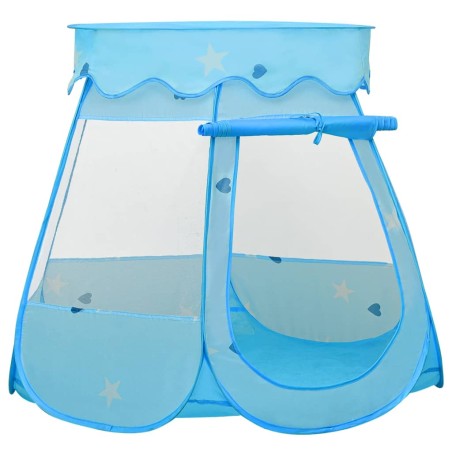 vidaXL Kinder-Spielzelt Blau 102x102x82 cm 