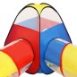 vidaXL Kinder-Spielzelt Mehrfarbig 190x264x90 cm vidaXL Kinder-Spielzelt Mehrfarbig 190x264x90 cm
