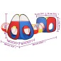 vidaXL Kinder-Spielzelt Mehrfarbig 190x264x90 cm vidaXL Kinder-Spielzelt Mehrfarbig 190x264x90 cm