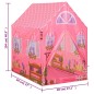vidaXL Spielzelt für Kinder Rosa 69x94x104 cm vidaXL Spielzelt für Kinder Rosa 69x94x104 cm