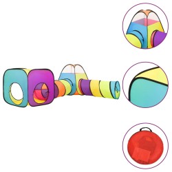 vidaXL Kinder-Spielzelt Mehrfarbig 190x264x90 cm
