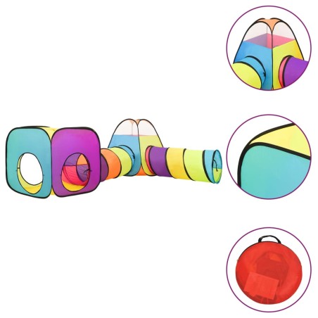 vidaXL Kinder-Spielzelt Mehrfarbig 190x264x90 cm