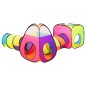 vidaXL Kinder-Spielzelt Mehrfarbig 190x264x90 cm vidaXL Kinder-Spielzelt Mehrfarbig 190x264x90 cm