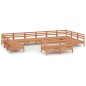 vidaXL 12-tlg. Garten-Lounge-Set Honigbraun Massivholz Kiefer vidaXL 12-tlg. Garten-Lounge-Set Honigbraun Massivholz Kiefer