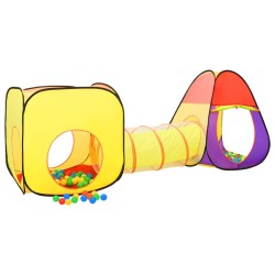 vidaXL Spielzelt mit 250 Bällen Mehrfarbig 255x80x100 cm