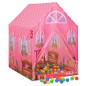 vidaXL Kinder-Spielzelt mit 250 Bällen Rosa 69x94x104 cm vidaXL Kinder-Spielzelt mit 250 Bällen Rosa 69x94x104 cm