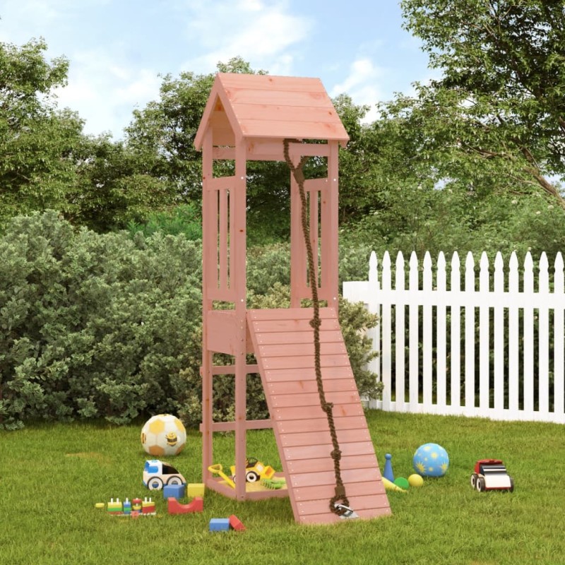 vidaXL Spielturm mit Kletterwand Massivholz Douglasie vidaXL Spielturm mit Kletterwand Massivholz Douglasie
