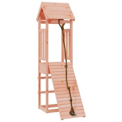 vidaXL Spielturm mit Kletterwand Massivholz Douglasie