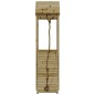 vidaXL Spielturm mit Kletterwand Imprägniertes Kiefernholz vidaXL Spielturm mit Kletterwand Imprägniertes Kiefernholz