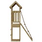 vidaXL Spielturm mit Kletterwand Imprägniertes Kiefernholz vidaXL Spielturm mit Kletterwand Imprägniertes Kiefernholz