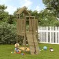 vidaXL Spielturm mit Kletterwand Imprägniertes Kiefernholz vidaXL Spielturm mit Kletterwand Imprägniertes Kiefernholz