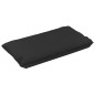 vidaXL Palettenkissen 2 Stk. Schwarz Stoff vidaXL Palettenkissen 2 Stk. Schwarz Stoff