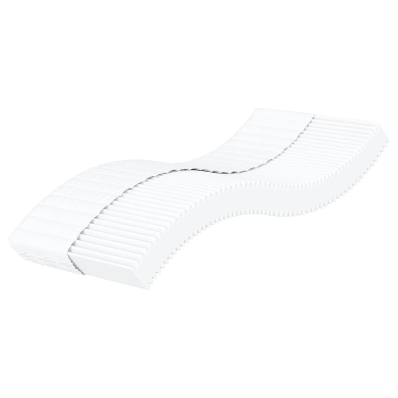 vidaXL Schaumstoffmatratze Weiß 100x200 cm Härtegrad H2 H3 vidaXL Schaumstoffmatratze Weiß 100x200 cm Härtegrad H2 H3