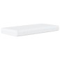 vidaXL Schaumstoffmatratze Weiß 100x200 cm Härtegrad H2 H3 vidaXL Schaumstoffmatratze Weiß 100x200 cm Härtegrad H2 H3