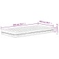 vidaXL Schaumstoffmatratze Weiß 100x200 cm Härtegrad H2 H3 vidaXL Schaumstoffmatratze Weiß 100x200 cm Härtegrad H2 H3