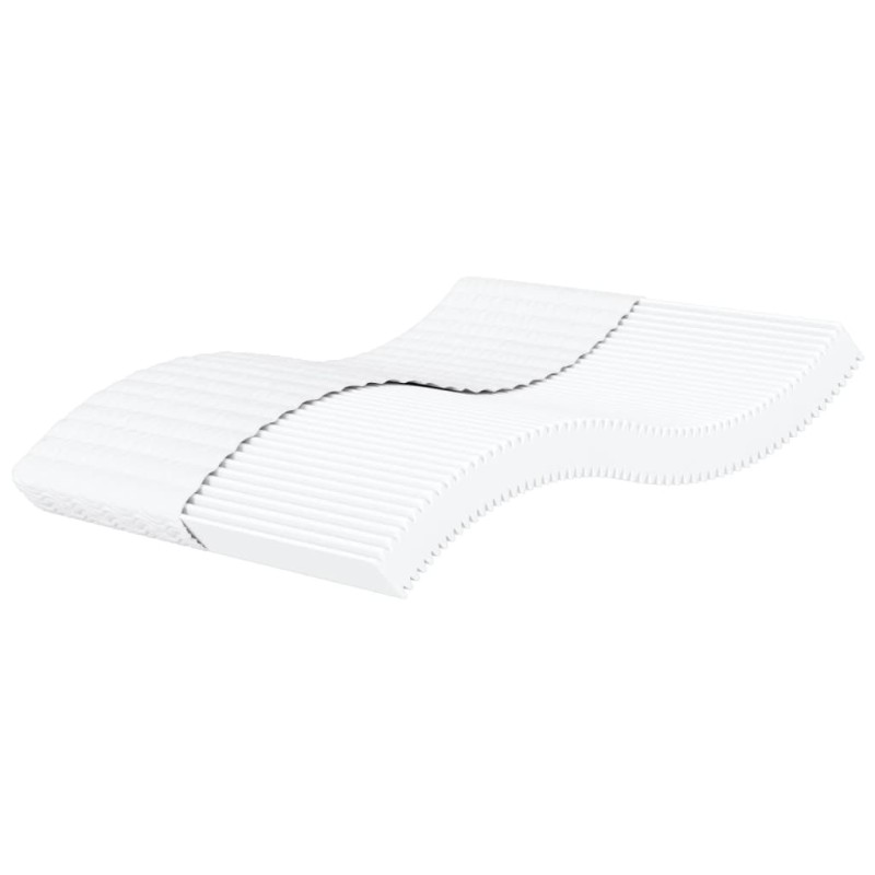 vidaXL Schaumstoffmatratze Weiß 160x200 cm Härtegrad H2 H3 vidaXL Schaumstoffmatratze Weiß 160x200 cm Härtegrad H2 H3