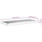 vidaXL Schaumstoffmatratze Weiß 80x200 cm 7-Zonen Härtegrad 20 ILD vidaXL Schaumstoffmatratze Weiß 80x200 cm 7-Zonen Härtegrad 20 ILD