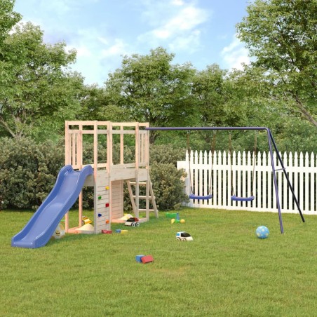 vidaXL Spielturm Massivholz Kiefer