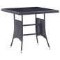 vidaXL 5-tlg. Garten-Essgruppe Poly Rattan Schwarz vidaXL 5-tlg. Garten-Essgruppe Poly Rattan Schwarz