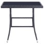 vidaXL 5-tlg. Garten-Essgruppe Poly Rattan Schwarz vidaXL 5-tlg. Garten-Essgruppe Poly Rattan Schwarz