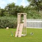 vidaXL Spielturm mit Kletterwand Massivholz Kiefer vidaXL Spielturm mit Kletterwand Massivholz Kiefer