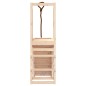 vidaXL Spielturm mit Kletterwand Massivholz Kiefer vidaXL Spielturm mit Kletterwand Massivholz Kiefer