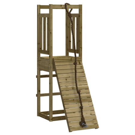 vidaXL Spielturm mit Kletterwand Imprägniertes Kiefernholz