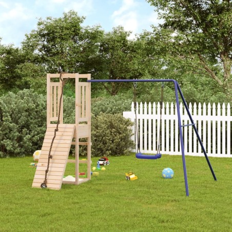 vidaXL Spielturm Massivholz Kiefer