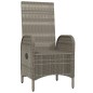 Gartenstühle 2 Stk. Poly Rattan Grau Gartenstühle 2 Stk. Poly Rattan Grau