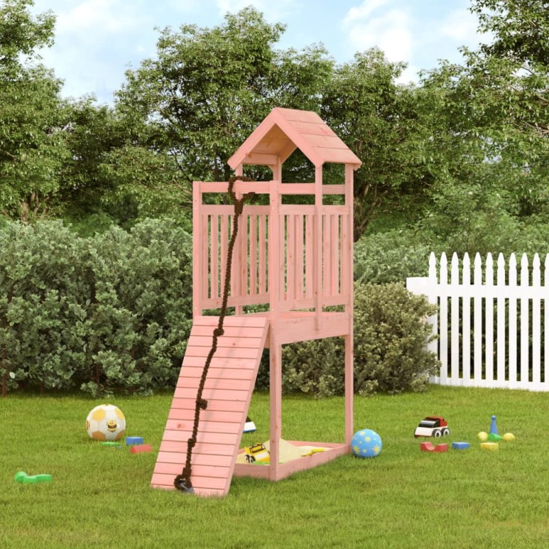 vidaXL Spielturm mit Kletterwand Massivholz Douglasie vidaXL Spielturm mit Kletterwand Massivholz Douglasie
